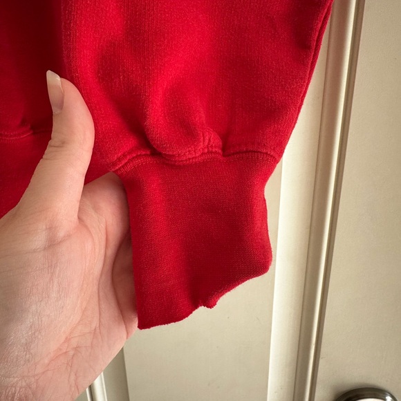 Vintage 90s Red Wings NHL Crewneck Sweatshirt Detroit Hockey Red Black Sports - Picture 9 of 12